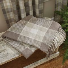Simply Plaid Fringed Throw Blanket