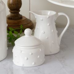 Simply Polka Dot Cream and Sugar Set