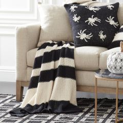 Simply Striped Cotton Throw Blanket