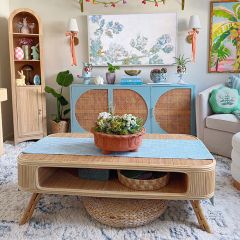 Simply Striped Double Sided Cotton Table Runner