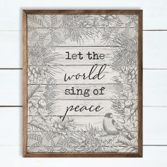 Sing of Peace Wall Art