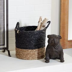 Sitting Bulldog Sculpture