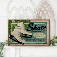 Skate Rentals Framed Wall Art