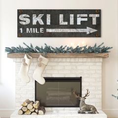Ski Lift Canvas Wall Art