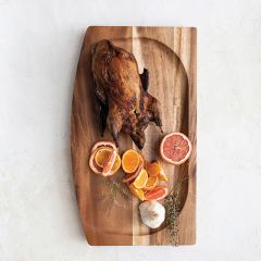 Slanted Suar Wood Cutting Board