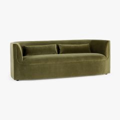 Sleek and Sophisticated Velvet Upholstered Sofa Dark Green | SHIPS FREE