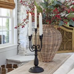Sleek Traditional 5 Arm Candelabra
