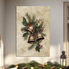 Sleigh Bells Canvas Wall Art