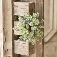 Small Faux Foliage Candle Ring