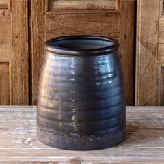 Smoked Glaze Butterchurn Vase