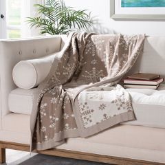 Snowflake Cotton Throw Blanket