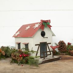 Snowflake Roof Decorative Birdhouse