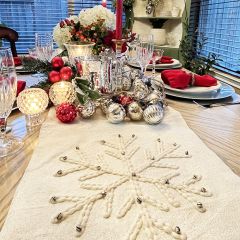 Snowflake Table Runner
