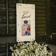 So Loved Hanging Metal Photo Frame