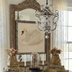 So Posh Hanging Crystals Chandelier