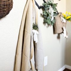 Soft Stripe Linen Dish Towel Set of 3