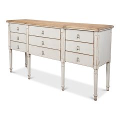 Solid Pine 9 Drawer Sideboard