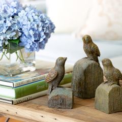 Song Bird Finials Set of 5
