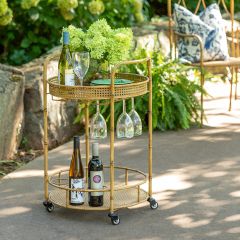 Southern Classics Metal Bar Cart