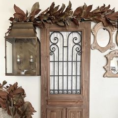 Southern Farmhouse Rustic Magnolia Leaf Garland