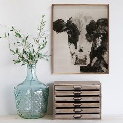 Speckled Dairy Cow By Morgan Adams Wood Wall Art
