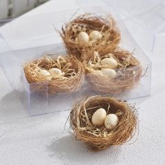 Speckled Eggs In Nest