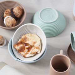 Speckled Stoneware Bowl Set of 4