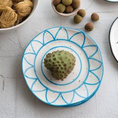 Speckled Stoneware Sun Plate