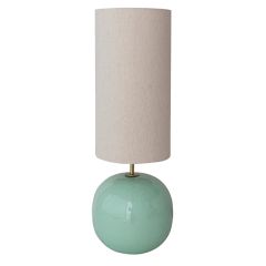 Sphere Base Table Lamp with Cylinder Shade