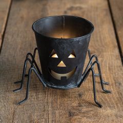 Spider Jack O Lantern Luminary Bucket