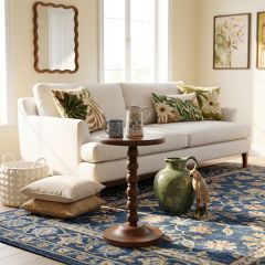 Spindle Base Round Drink Table