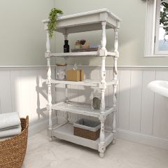 Spindle Sides Shelving Unit