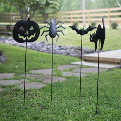Spooky Halloween Yard Stake Set of 4