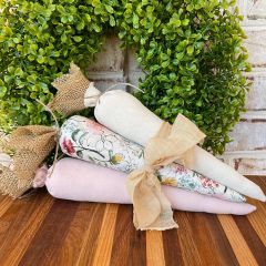 Spring Accents 3 Piece Fabric Carrot Bundle