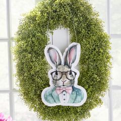 Spring Accents Dapper Bunny Door Hanger