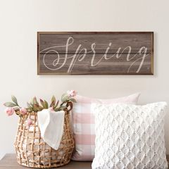 Spring Brown Framed Wall Art