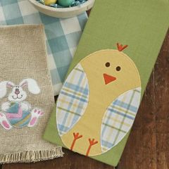 Spring Chick Dish Towel