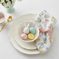 Spring Cottage Floral Napkin Set of 4