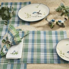 Spring Farmhouse Plaid Placemat Set of 4