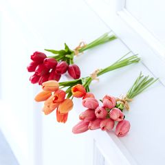 Spring Shades Faux Tulip Bundles Set of 3