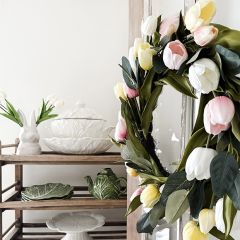 Spring Tulip Wreath