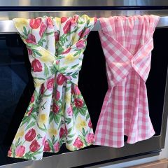 Spring Tulips Kitchen Towel Set of 2