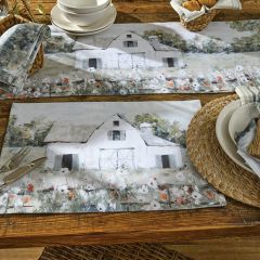 Springtime Barn Cotton Placemat