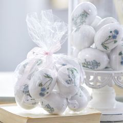 Springtime Florals Decorative Eggs Set of 16