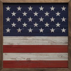 Square Flag Framed Wall Art