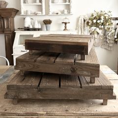 Square Footed Display Riser Set of 3