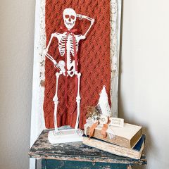 Standing Metal Mister Skeleton