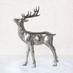 Standing Pewter Deer Figure
