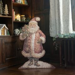 Standing Santa with Holly Metal Dummy Board