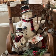 Standing Sparkling Snowman